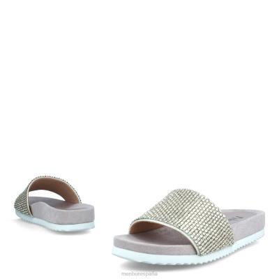 Menbur mujer cameroní 204L3178 zapato casual elegante plata