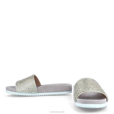 Menbur mujer cameroní 204L3178 zapato casual elegante plata