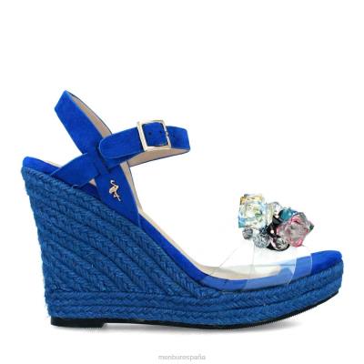 Menbur mujer caminetto 204L3633 zapato casual elegante azul medio