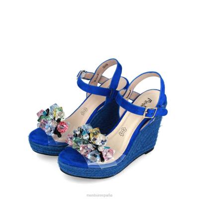 Menbur mujer caminetto 204L3633 zapato casual elegante azul medio