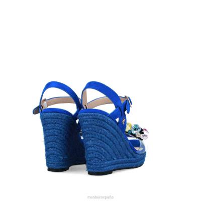 Menbur mujer caminetto 204L3633 zapato casual elegante azul medio