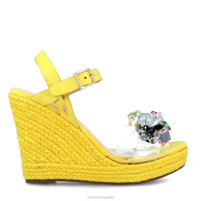 Menbur mujer caminetto 204L551 zapato casual elegante amarillo