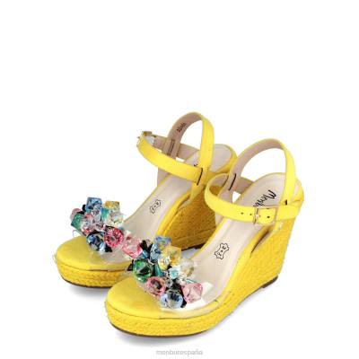 Menbur mujer caminetto 204L551 zapato casual elegante amarillo