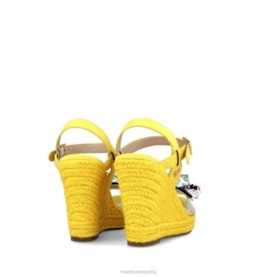 Menbur mujer caminetto 204L551 zapato casual elegante amarillo