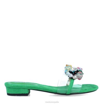 Menbur mujer camisano 204L552 zapato casual elegante verde