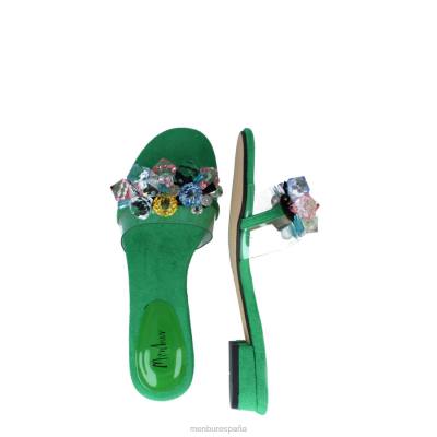 Menbur mujer camisano 204L552 zapato casual elegante verde