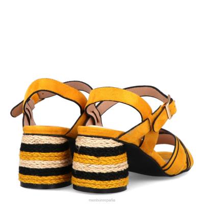 Menbur mujer camona 204L508 zapato casual elegante amarillo