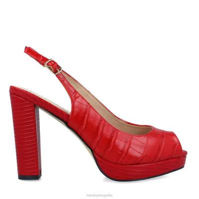 Menbur mujer campea 204L3203 zapato casual elegante rojo