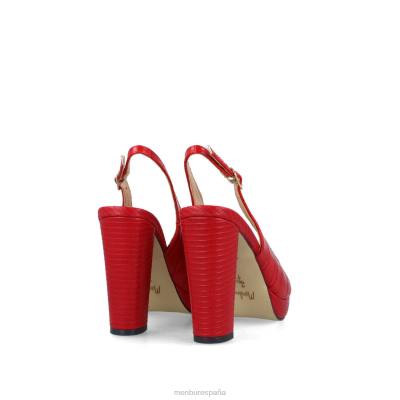 Menbur mujer campea 204L3203 zapato casual elegante rojo