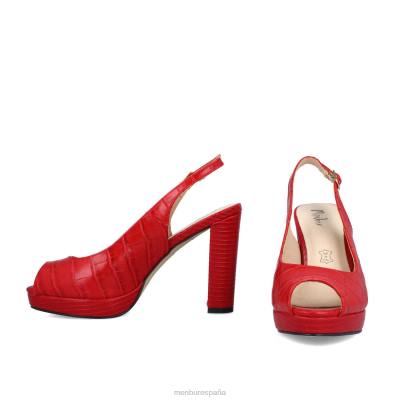 Menbur mujer campea 204L3203 zapato casual elegante rojo