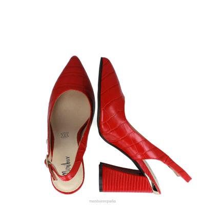 Menbur mujer campof 204L3142 zapato casual elegante rojo