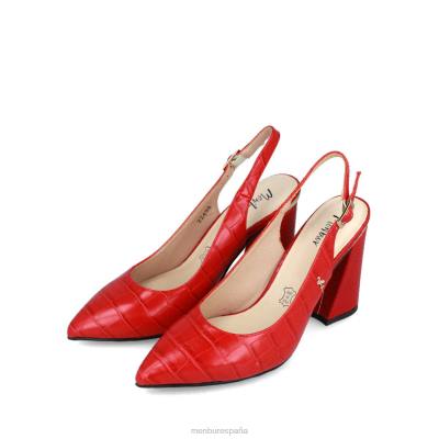 Menbur mujer campof 204L3142 zapato casual elegante rojo