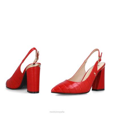 Menbur mujer campof 204L3142 zapato casual elegante rojo