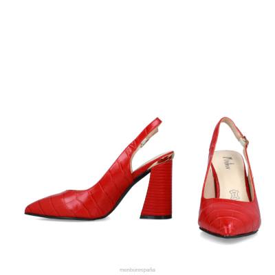 Menbur mujer campof 204L3142 zapato casual elegante rojo