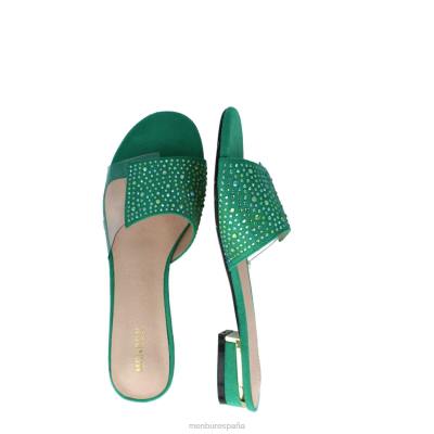 Menbur mujer campoformio 204L484 zapato casual elegante verde