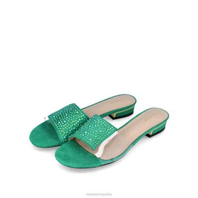 Menbur mujer campoformio 204L484 zapato casual elegante verde