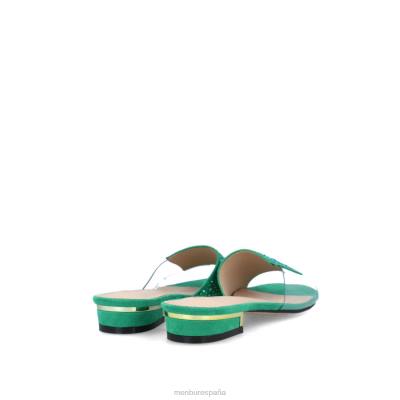 Menbur mujer campoformio 204L484 zapato casual elegante verde