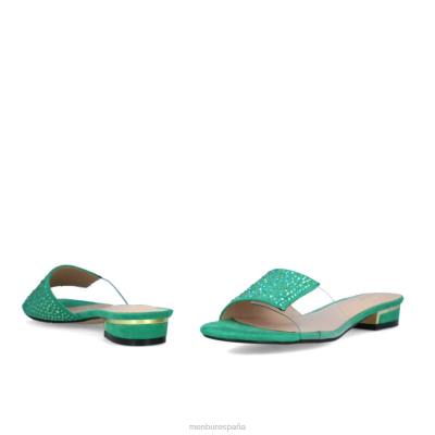 Menbur mujer campoformio 204L484 zapato casual elegante verde