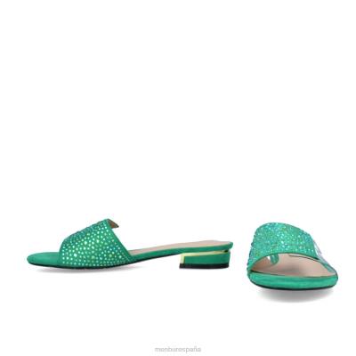 Menbur mujer campoformio 204L484 zapato casual elegante verde