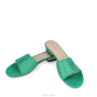 Menbur mujer campoformio 204L484 zapato casual elegante verde