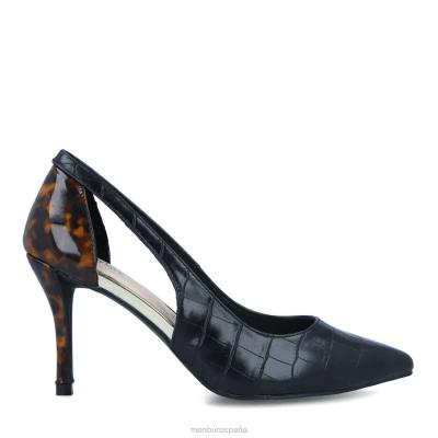 Menbur mujer canalonga 204L413 zapato casual elegante negro