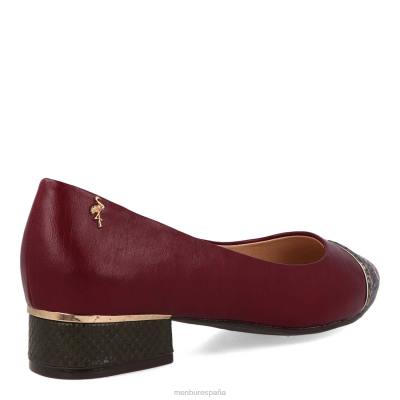 Menbur mujer canedo 204L3383 zapato casual elegante rojo