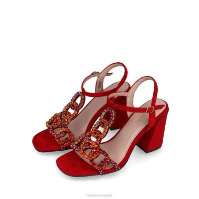 Menbur mujer canigliari 204L247 zapato casual elegante rojo