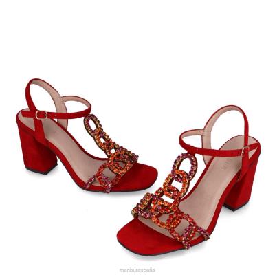 Menbur mujer canigliari 204L247 zapato casual elegante rojo