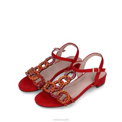 Menbur mujer cannitelo 204L482 zapato casual elegante rojo