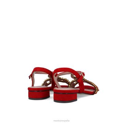 Menbur mujer cannitelo 204L482 zapato casual elegante rojo