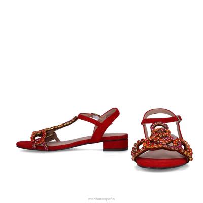 Menbur mujer cannitelo 204L482 zapato casual elegante rojo