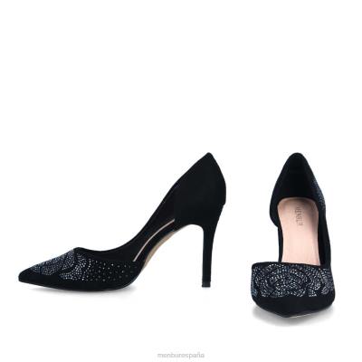 Menbur mujer caperana 204L435 zapato casual elegante negro