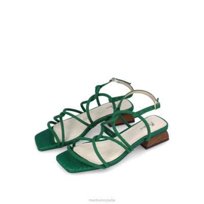 Menbur mujer capitoné 204L3548 zapato casual elegante verde