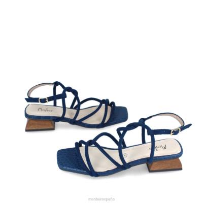 Menbur mujer capitoné 204L481 zapato casual elegante azul oscuro