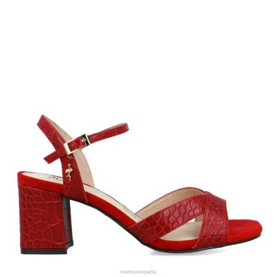 Menbur mujer capodimonte 204L3127 zapato casual elegante rojo