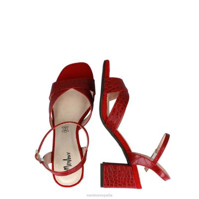 Menbur mujer capodimonte 204L3127 zapato casual elegante rojo