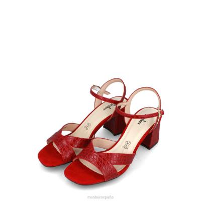 Menbur mujer capodimonte 204L3127 zapato casual elegante rojo