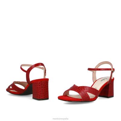 Menbur mujer capodimonte 204L3127 zapato casual elegante rojo