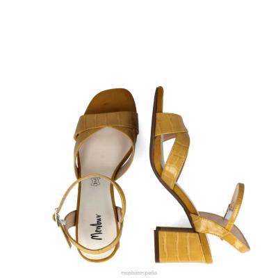 Menbur mujer capodimonte 204L3129 zapato casual elegante amarillo