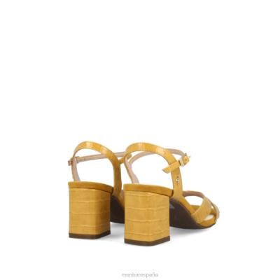 Menbur mujer capodimonte 204L3129 zapato casual elegante amarillo