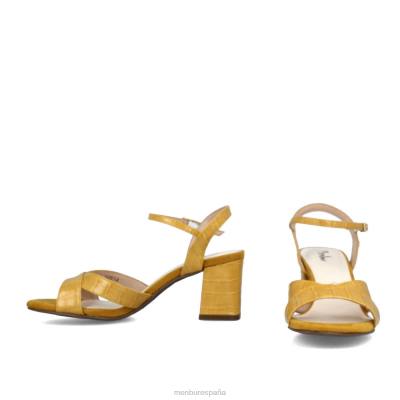 Menbur mujer capodimonte 204L3129 zapato casual elegante amarillo