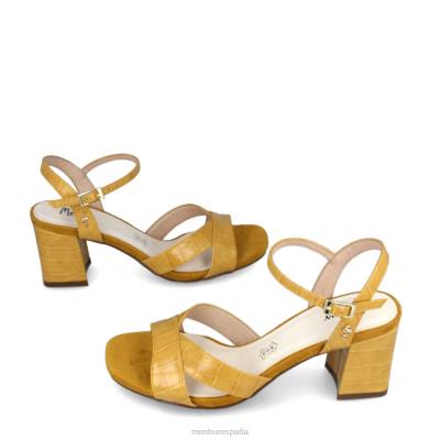 Menbur mujer capodimonte 204L3129 zapato casual elegante amarillo