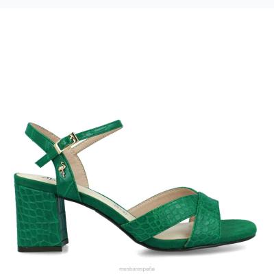 Menbur mujer capodimonte 204L3130 zapato casual elegante verde