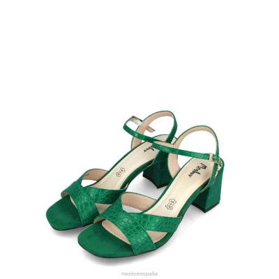 Menbur mujer capodimonte 204L3130 zapato casual elegante verde