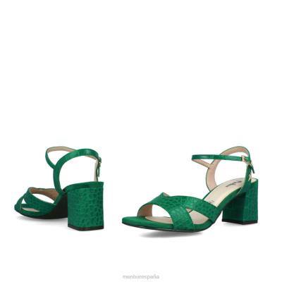 Menbur mujer capodimonte 204L3130 zapato casual elegante verde