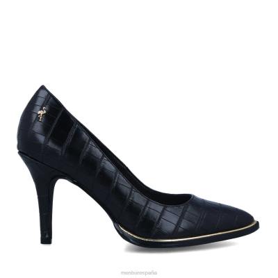 Menbur mujer caposel 204L3407 zapato casual elegante negro