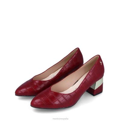 Menbur mujer cappostrado 204L3377 zapato casual elegante rojo