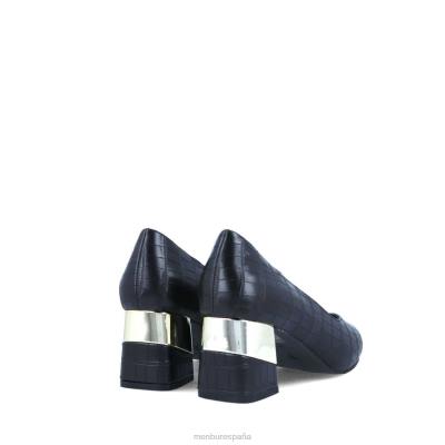 Menbur mujer cappostrado 204L3378 zapato casual elegante negro