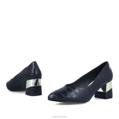 Menbur mujer cappostrado 204L3378 zapato casual elegante negro