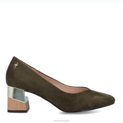 Menbur mujer caprón 204L3393 zapato casual elegante verde